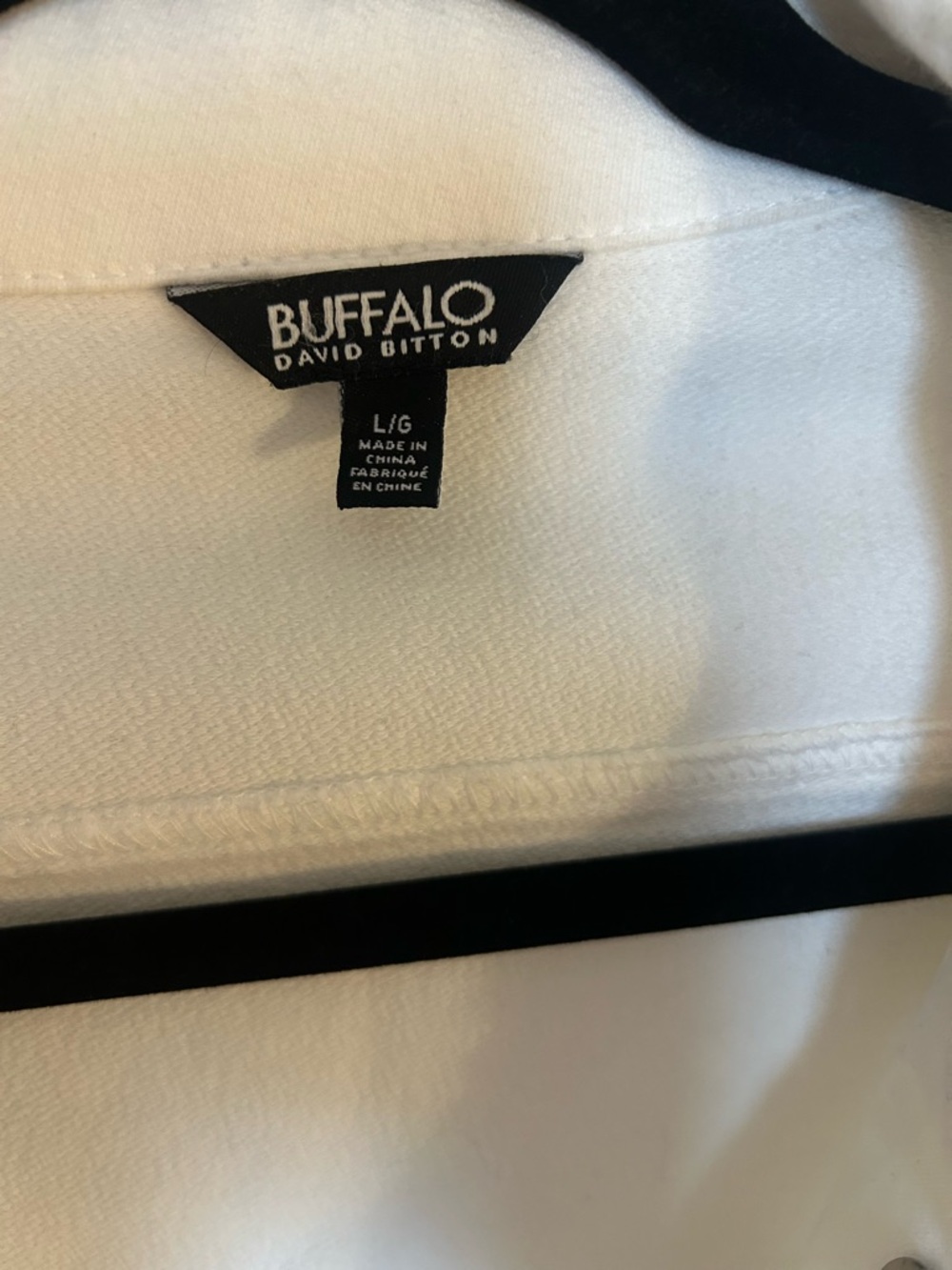 Buffalo David Bitton White Denim Jacket - Picture 2 of 2